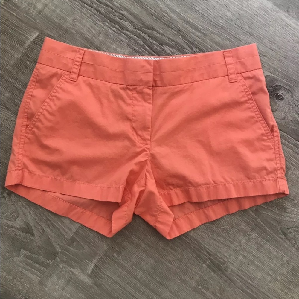 J. Crew shorts, salmon, size 4